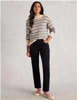 Cotton Rich Cord Straight Leg Trousers