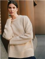 Wool Blend Crew Neck Jumper