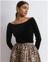 Velvet Bardot Top