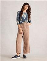 White Stuff Wool Blend Printed Sparkly Jumper Navy Mix