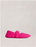 Borg Mary Jane Slippers