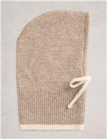 Knitted Tie Detail Hood