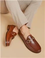 Leather Slip-On Loafers