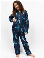 Cotton Rich Whale Pyjamas (2-13 Yrs)