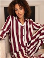Cotton Modal Blend Striped Pyjama Bottoms