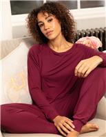 Modal Rich Cuffed Hem Pyjama Top