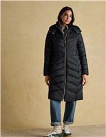 Showerproof Hooded Longline Puffer Coat