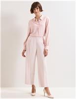 Collared Blouson Sleeve Shirt