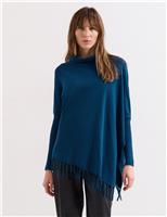 Cowl Neck Tassel Detail Jumper