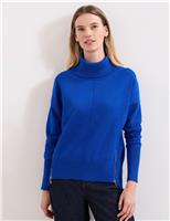 Roll Neck Zip Detail Jumper