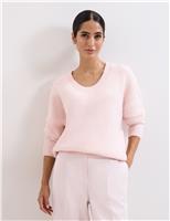 Textured Scoop Neck Jumper
