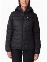 Columbia Delta Ridge Down Hooded Puffer Jacket Navy