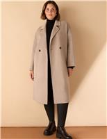 Double Faced Wool Blend Coat