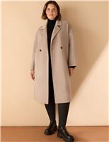 Double Faced Wool Blend Coat