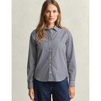 GANT Pure Cotton Poplin Striped Shirt Blue Mix
