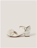 Satin Corsage Sandals (7 Small-10 Large)