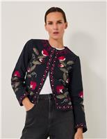Pure Cotton Embroidered Short Jacket