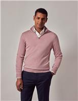 Pure Wool Half Zip Jumper