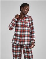 Pure Cotton Checked Woven Pyjama Set
