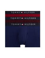 Tommy Hilfiger 3 Pack Cotton Rich Trunks Dark Red