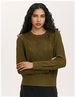 Pure Cotton Textured Jumper