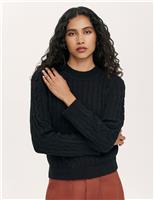 Pure Cotton Cable Knit Jumper
