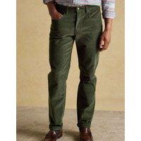 Joules Regular Fit Cord 5 Pocket Trousers Green