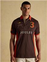 Pure Cotton Embroidered Polo Shirt