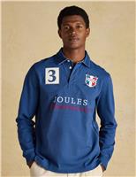 Pure Cotton Long Sleeve Polo Shirt