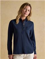 Pure Cotton Collared Top