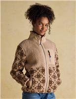 Printed Zip Up Fleece