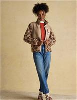 Printed Zip Up Fleece