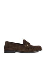 Wide Fit Suede Loafers