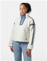 Imperial Half Zip Fleece Cropped Sweatshirt