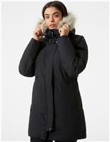 Senja Padded Hooded Longline Parka Coat