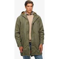 Superdry & Co Pure Cotton Hooded Utility Parka Jacket Green