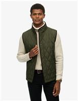 Superdry & Co Quilted Gilet Green