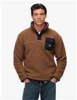 Fleece Half Popper Jumper