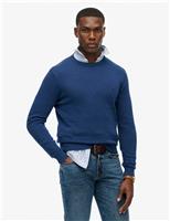 Pure Cotton Crew Neck Jumper