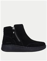 Wilshire Blvd Leather Ankle Boots