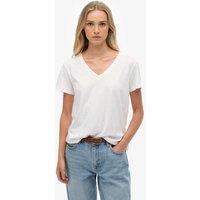 Superdry & Co Cotton Rich V-Neck T-Shirt White