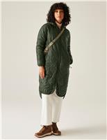 Triea Quilted Hooded Longline Puffer Jacket