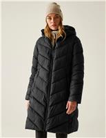 Regatta Anita Lightweight Longline Puffer Jacket Navy