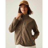 Regatta Frankie Zip Up Funnel Neck Fleece Brown