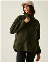 Frankie Borg Funnel Neck Half Zip Fleece