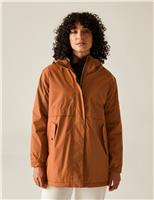 Regatta Brielly Waterproof Hooded Raincoat Green