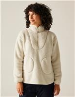 Frankie Borg Funnel Neck Half Zip Fleece
