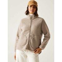 Regatta Frankie Borg Funnel Neck Zip Up Fleece Grey