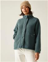 Emilica Borg Funnel Neck Zip Up Fleece