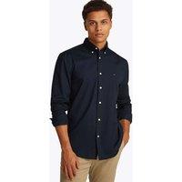 Tommy Hilfiger Flex Regular Fit Pure Cotton Oxford Shirt Navy